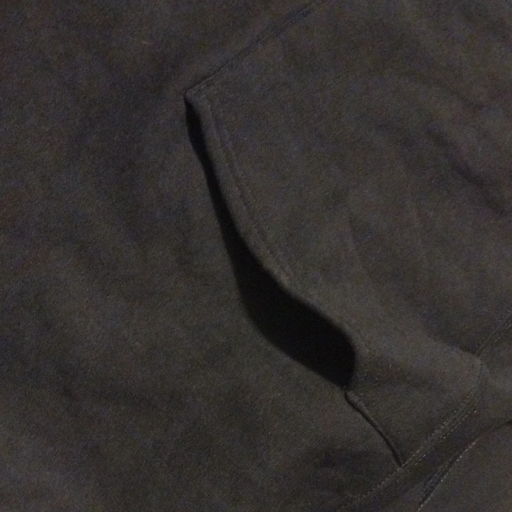 Hanes Eco Smart Men's Black Hoodie - Picture 4 of 6